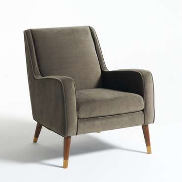 Кресло Y серо-коричневого цвета