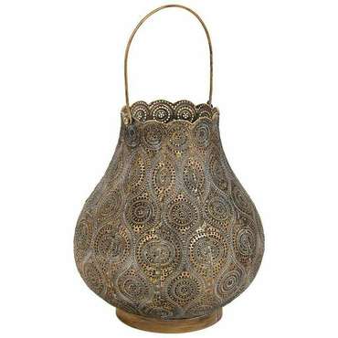 Подсвечник Золото Cтекло Железо 25 x 28 x 25 cm