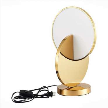 Прикроватная лампа ST-Luce Золотистый/Белый Золотистый LED 1*14W 3000K Eclisse