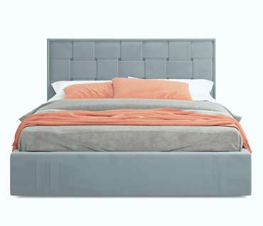 Кровать с подъемным механизмом Tiffany 160х200 серого цвета