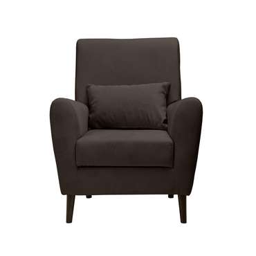 Кресло Либерти темно-коричневого цвета