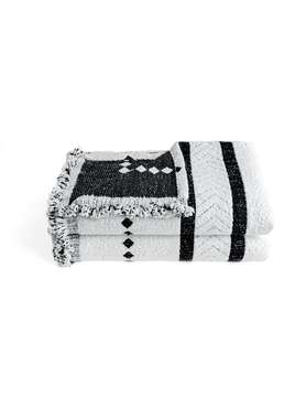 Покрывало Dmi softness moby 180x230 бело-черного цвета