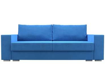 Прямой диван-кровать Исланд голубого цвета