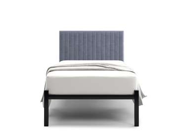 Кровать Лофт Mellisa Steccato 90х200 серого цвета без подъемного механизма