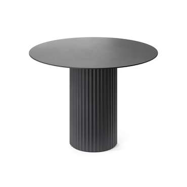Обеденный стол круглый Капелла черного цвета