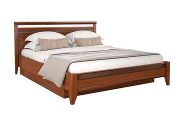 Кровать с подъемным механизмом Адажио 180х200 коричневого цвета