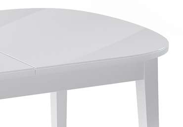 Раздвижной обеденный стол 1300 М белого цвета