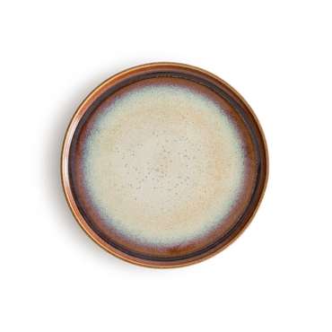 Комплект из четырех тарелок Liega 26 бежево-коричневого цвета
