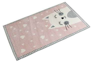 Ковер детский Kids Kitty 160х230 розового цвета