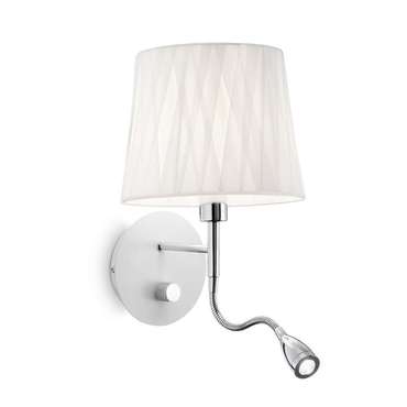 Бра Ideal Lux Effetti с белым абажуром