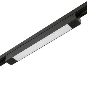 Трековый светодиодный светильник 220V однофазный MyFar Лайнс MT0110-16W4K-B