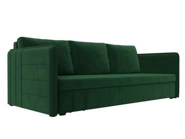 Прямой диван-кровать Слим зеленого цвета