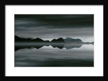 Постер Mirrored Silver Sea