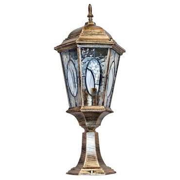 Наземный низкий светильник Витраж с овалом 11322