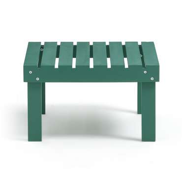 Подставка для ног или низкий столик Zeda из акации зеленого цвета