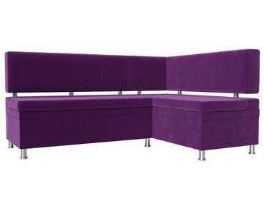 Угловой диван Стайл фиолетового цвета правый угол