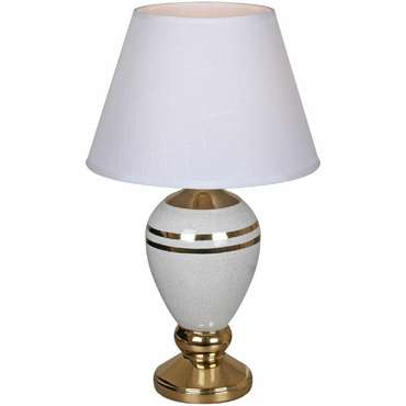 Настольная лампа 30264-0.7-01 (ткань, цвет белый)