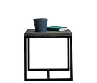 Жкрнальный столик Бруклин черно-коричневого цвета
