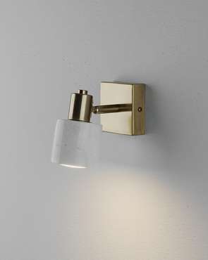 Спот Malet V11826-1W бело-золотого цвета