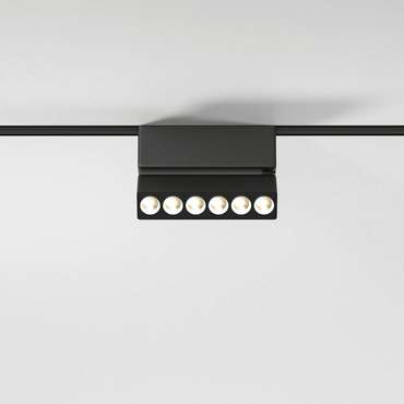 Трековый светильник Insight Flat Magnetic черного цвета