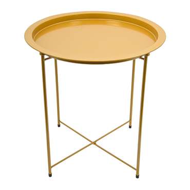 Сервировочный стол золотого цвета