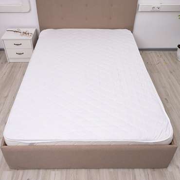 Наматрасник 180х200, тик/спанбонд, синтепон 100 гр., верх 100% полиэстер