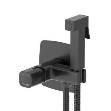 Гигиенический душ Wasserkraft Нуте 9138 черного цвета