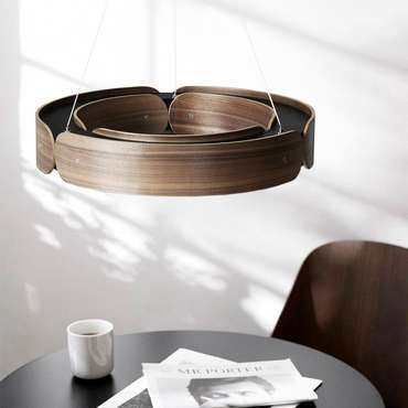 Подвесной кольцевой светильник RANGE 1 D70 Red wood