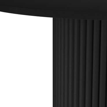 Обеденный стол Trubis Wood L 80 черного цвета