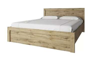 Кровать Doorset 140х200 бежевого цвета с подъемным механизмом