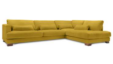 Угловой диван-кровать Марсель желтого цвета