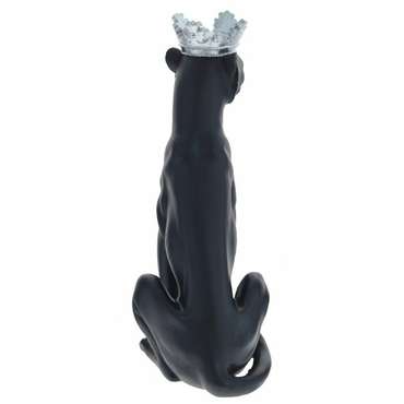 Фигурка декоративная Черная кошка черного цвета