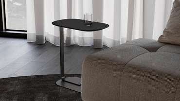 Стол кофейный Side темно-серого цвета