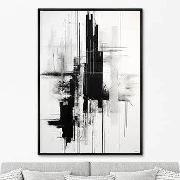 Репродукция картины The weightless city, No 1, 2024г.