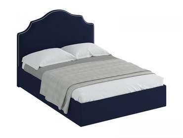 Кровать Queen Victoria L темно-синего цвета 160х200