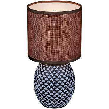 Настольная лампа 98401-0.7-01 DARK BROWN (ткань, цвет коричневый)