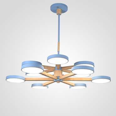 Подвесная люстра TURNA DBL L12 Blue