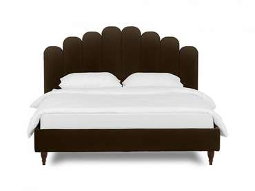 Кровать Queen II Sharlotta L 160х200 темно-коричневого цвета 