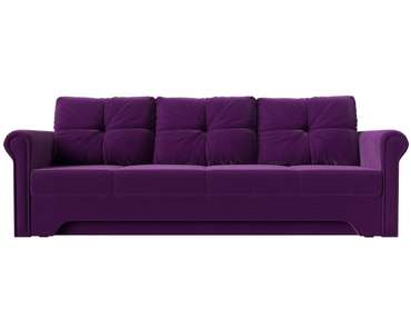 Прямой диван-кровать Европа фиолетового цвета