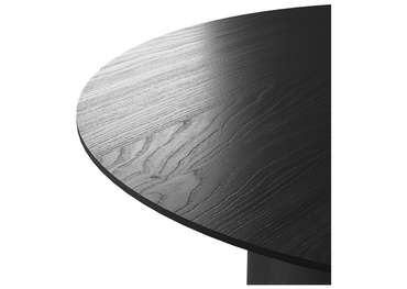 Стол обеденный Type D 80 см черного цвета