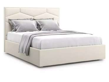 Кровать Premium Milana 4 180х200 светло-бежевого цвета с подъемным механизмом