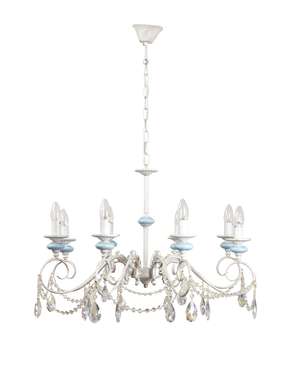 Подвесная люстра Christel L.8303-8CREAM/G (металл, цвет кремовый)
