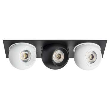 Светильник INTERO LED 9W*3 850LM*3 24G ЧЕРНЫЙ/БЕЛЫЙ 3000K (217537+217062+217072+217062)