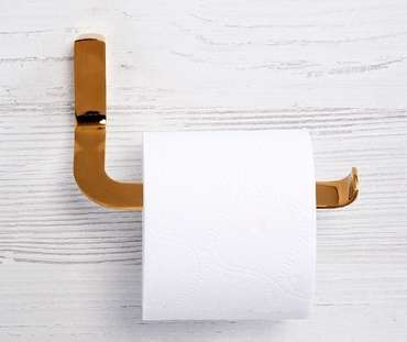 Держатель для туалетной бумаги Sauer золотого цвета