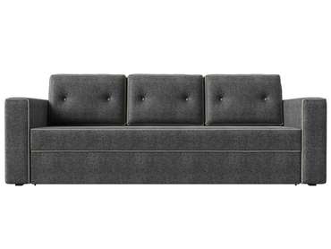 Прямой диван-кровать Принстон серого цвета