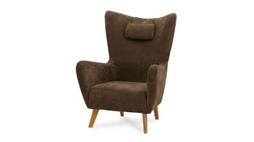 Кресло Лестер 2 коричневого цвета