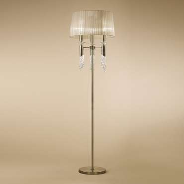 Торшер Tiffany Bronze 3889 (ткань, цвет бежевый)