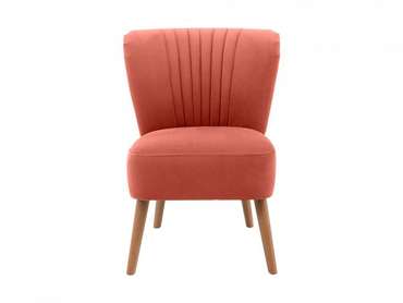 Кресло Barbara кораллового цвета