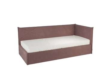 Кровать Квест 90х200 коричневого цвета с подъемным механизмом