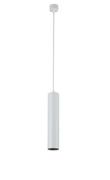 Подвесной светильник Denise из металла и пластика белого цвета